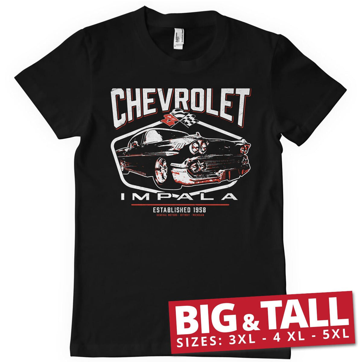 Chevrolet Impala Big & Tall T-Shirt – T-shirt grande taille