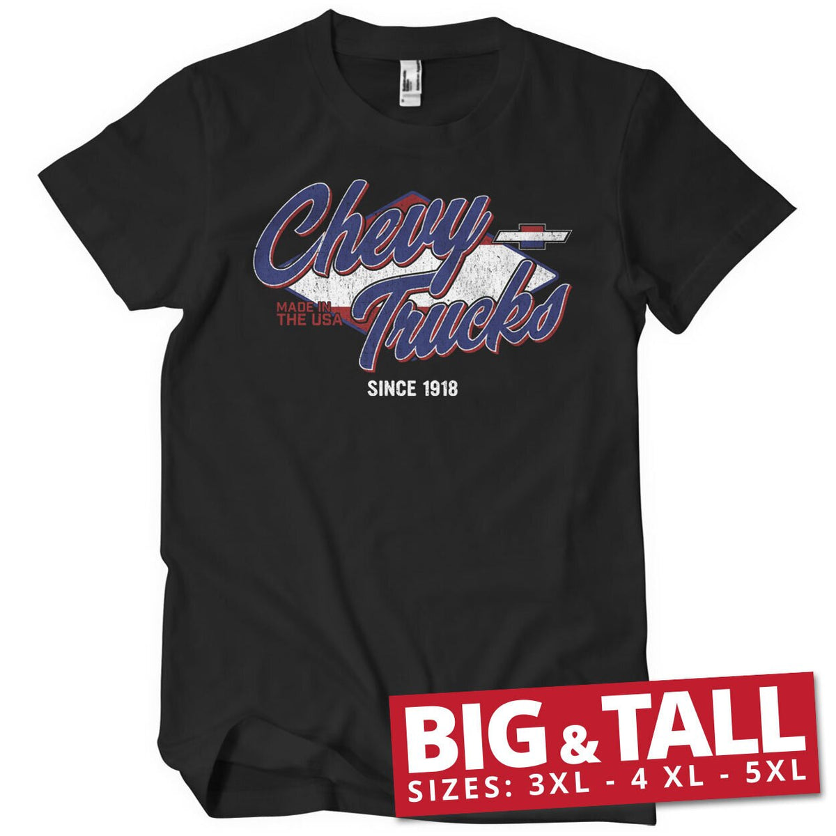 Chevy Trucks Since 1918 Big & Tall T-Shirt – T-shirt grande taille