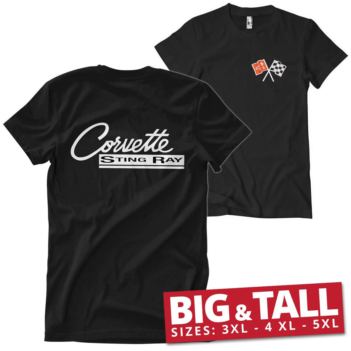 Corvette C2 Stingray Big & Tall T-Shirt – T-shirt grande taille