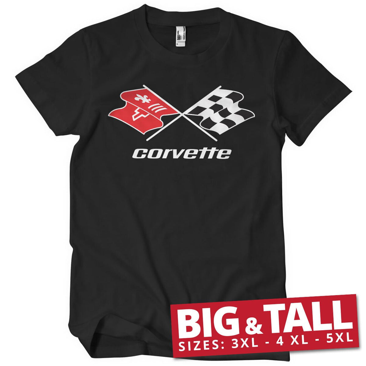Corvette C3 Logo Big & Tall T-Shirt – T-shirt grande taille