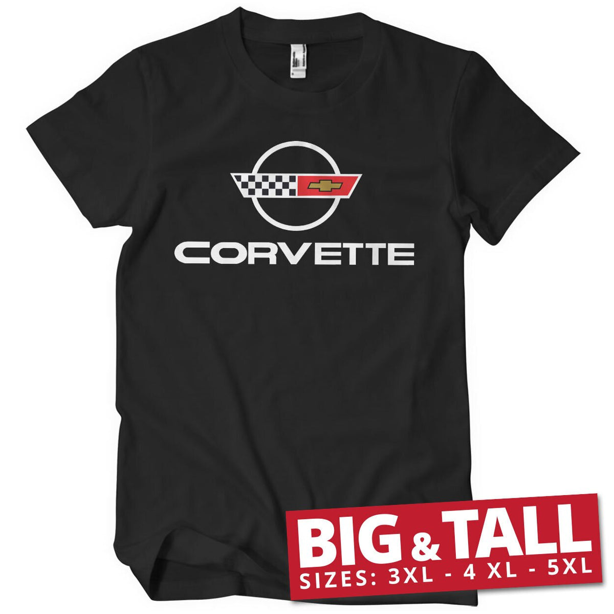 Corvette C4 Logo Big & Tall T-Shirt – T-shirt grande taille