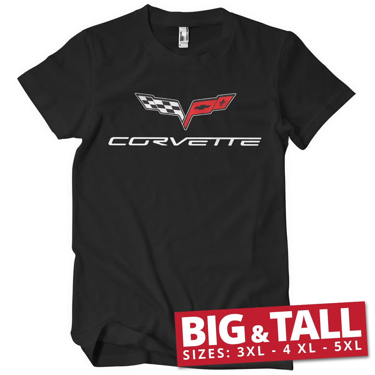 Corvette C6 Logo Big & Tall T-Shirt – T-shirt grande taille