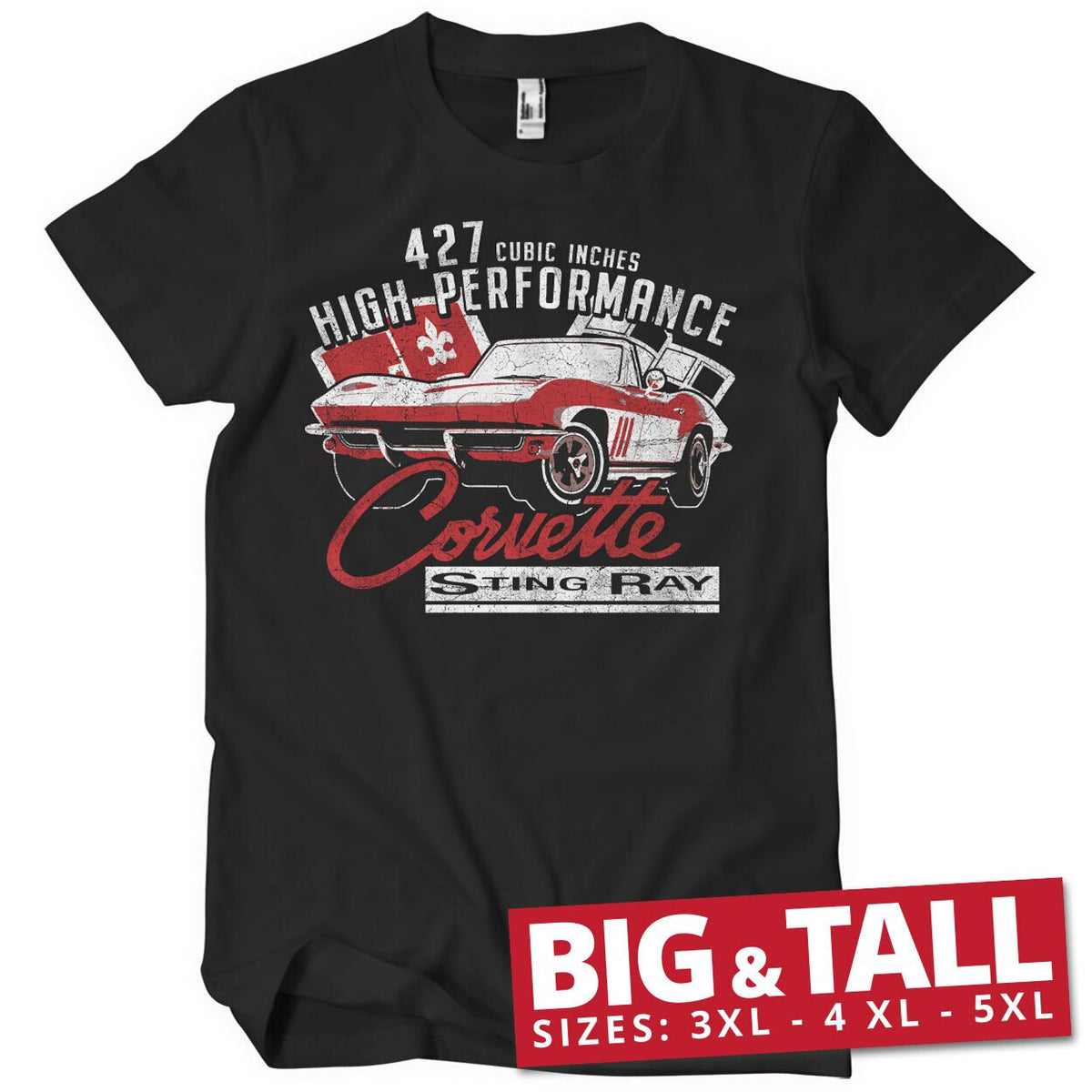 Corvette High Performance Big & Tall T-Shirt – T-shirt grande taille