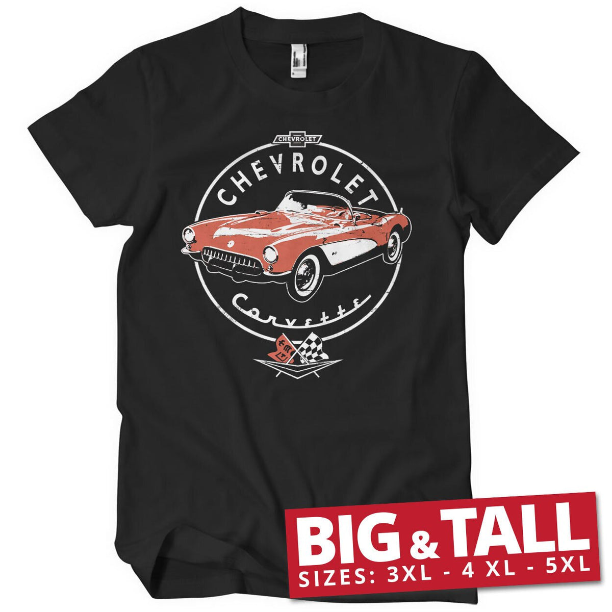 Corvette C1 Retro Big & Tall T-Shirt – T-shirt grande taille