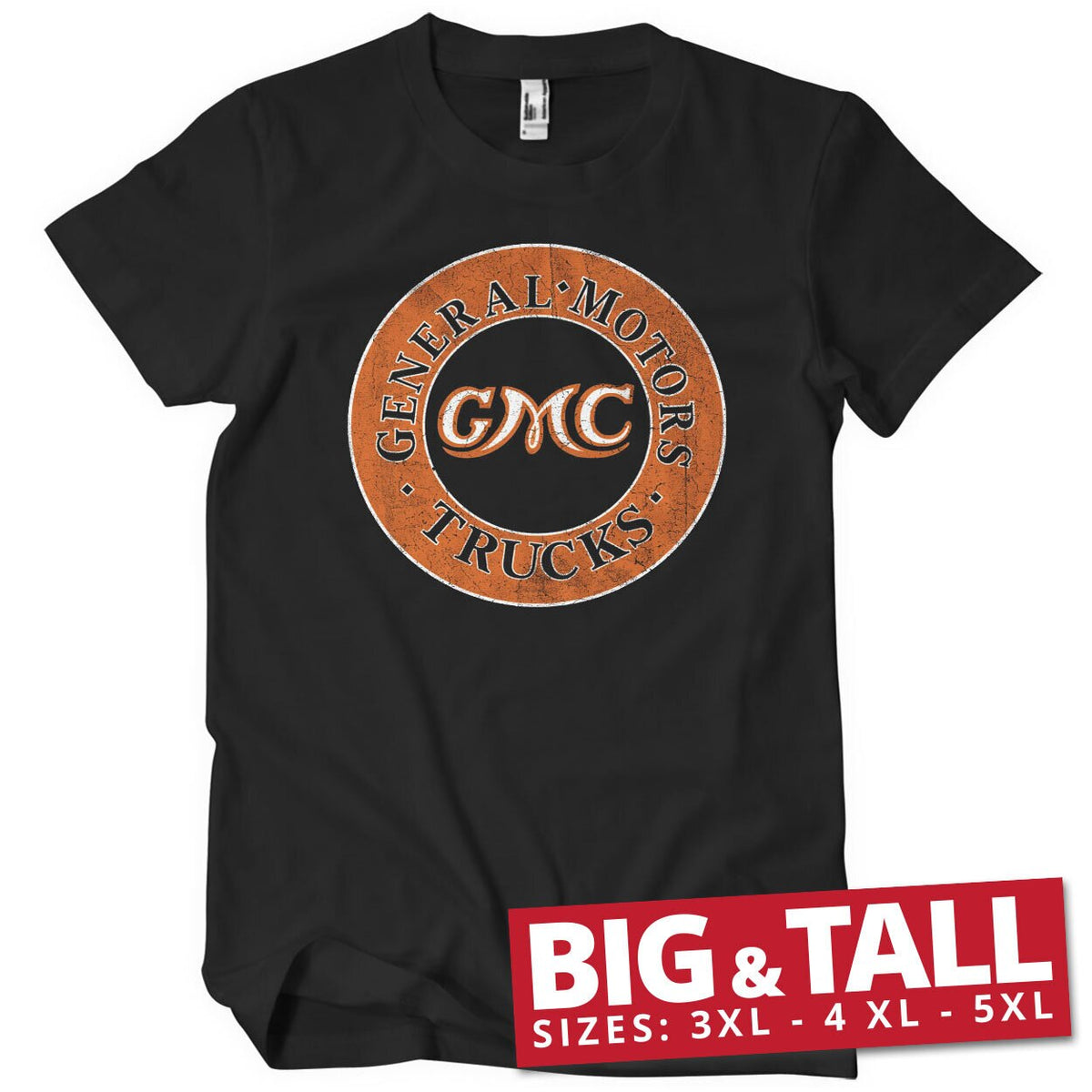 General Motors Trucks Patch Big & Tall T-Shirt – T-shirt grande taille