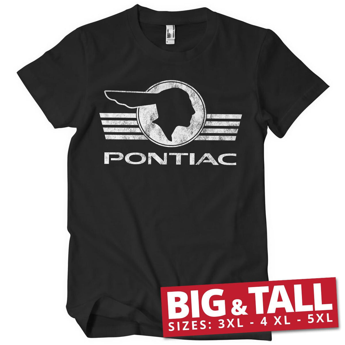 Pontiac Retro Logo Big & Tall T-Shirt – T-shirt grande taille