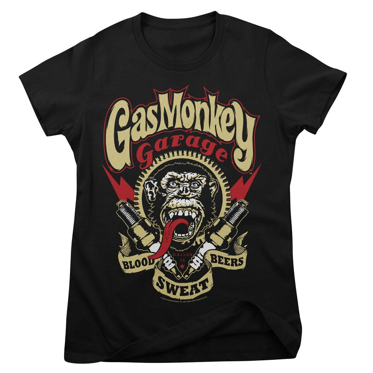 Gas Monkey Garage - Spark Plugs Girly Tee – T-shirt femme