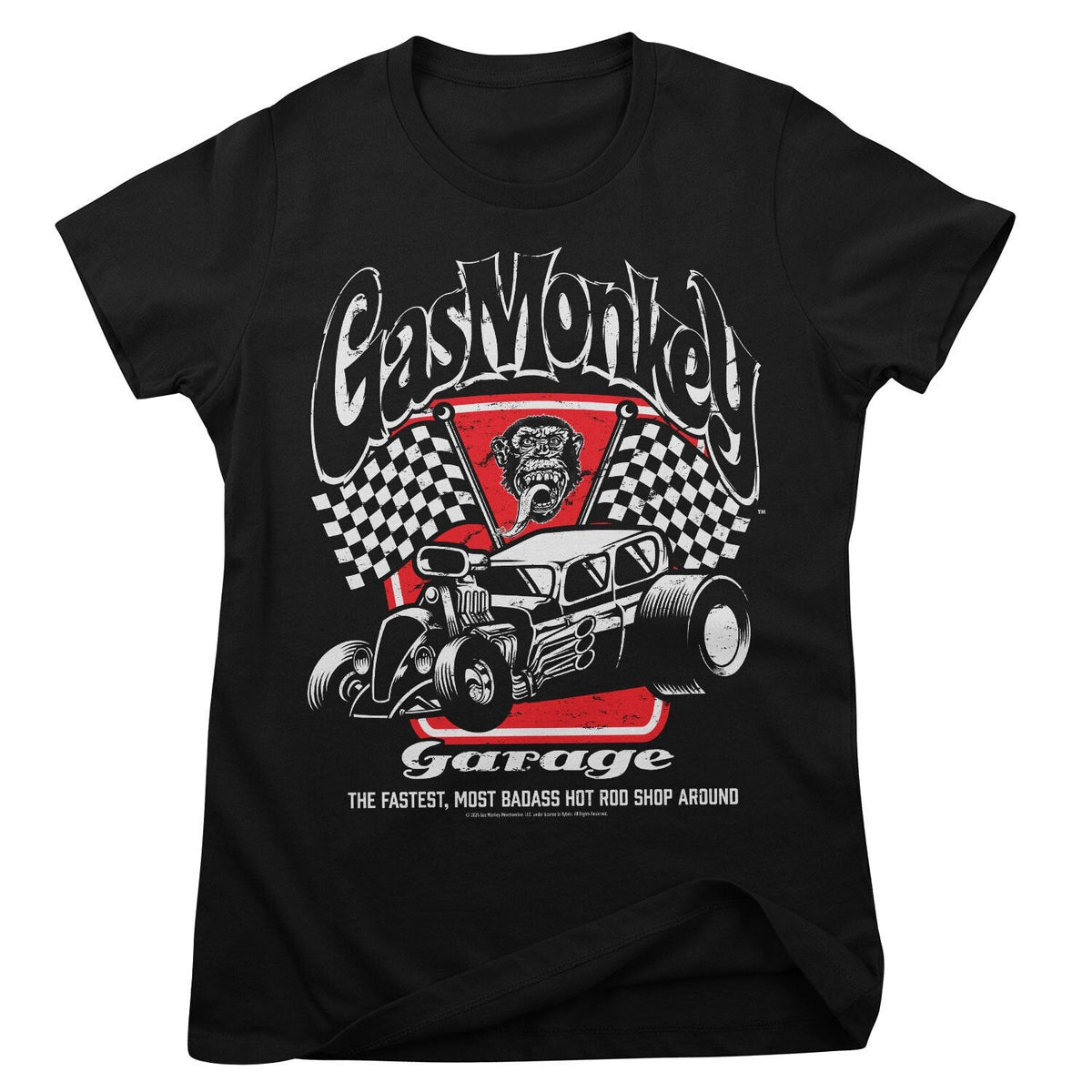Badass Gas Monkey Garage Girly Tee – T-shirt femme