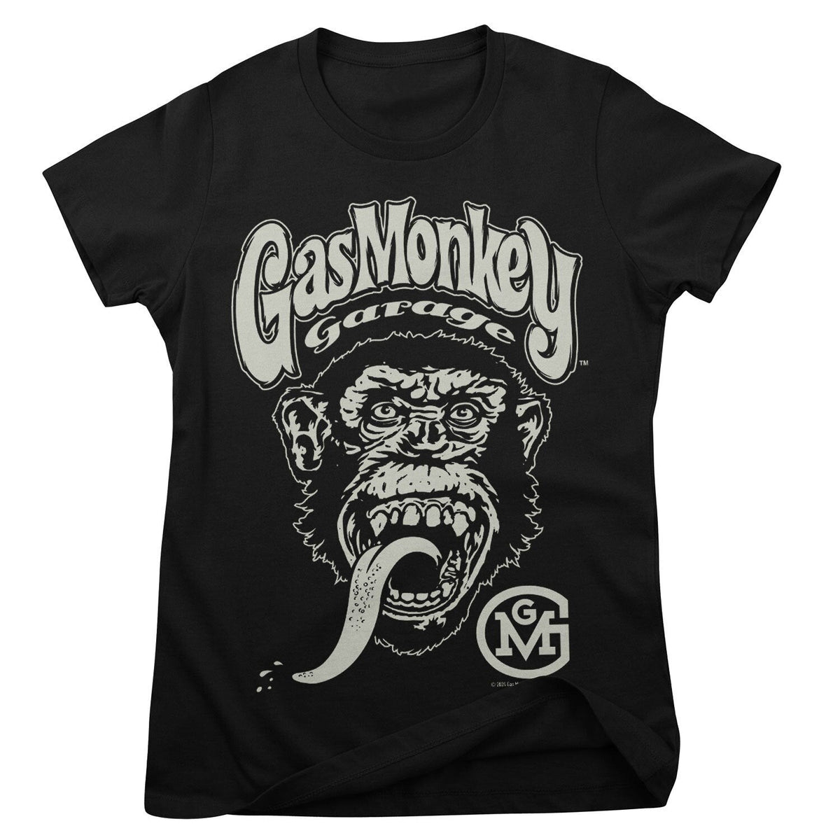Gas Monkey Garage Big Brand Logo Girly Tee – T-shirt femme