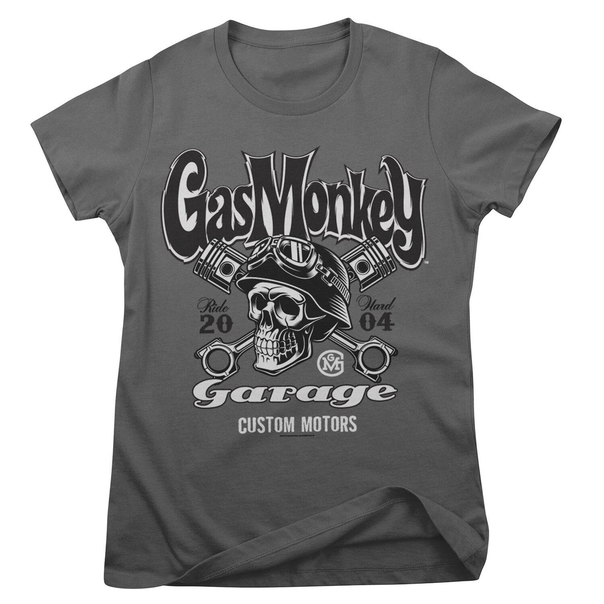 GMG - Custom Motors Skull Girly Tee – T-shirt femme