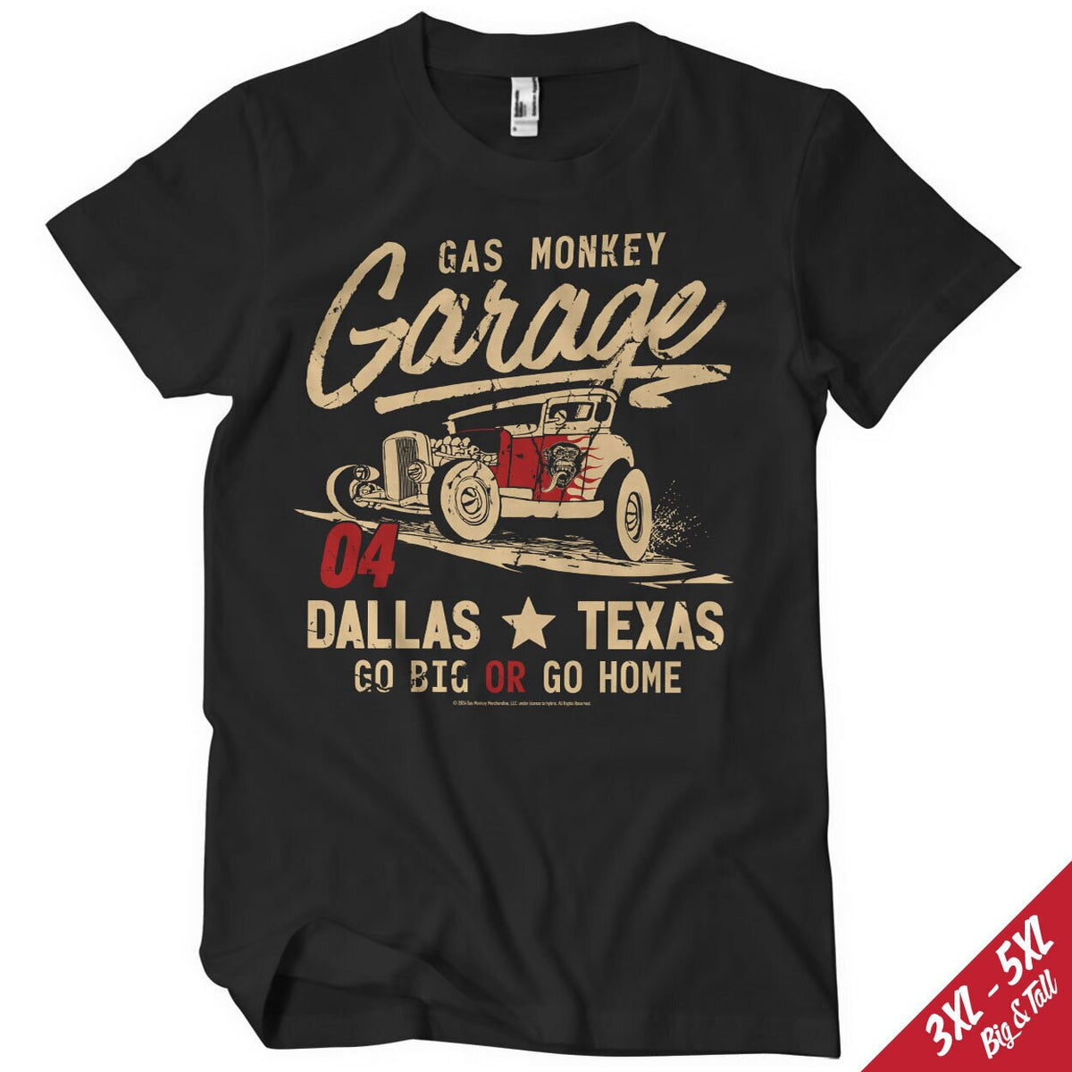 GMG - Go Big Or Go Home Big & Tall T-Shirt – T-shirt grande taille