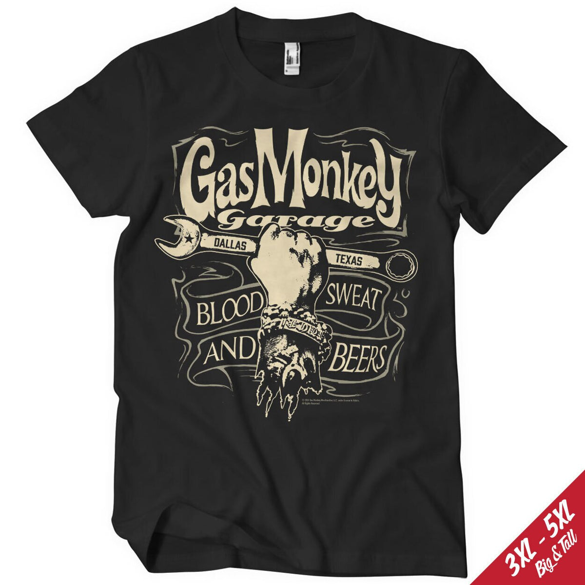 GMG Wrench Label Big & Tall T-Shirt – T-shirt grande taille