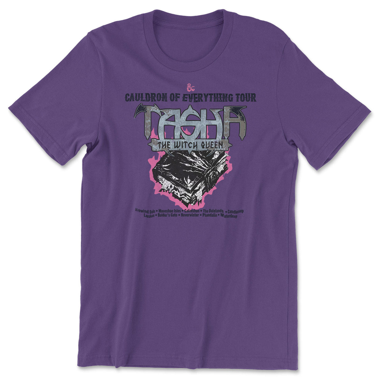 Donjons & Dragons - D&D - Tasha The Witch Queen Tour T-Shirt – T-shirt