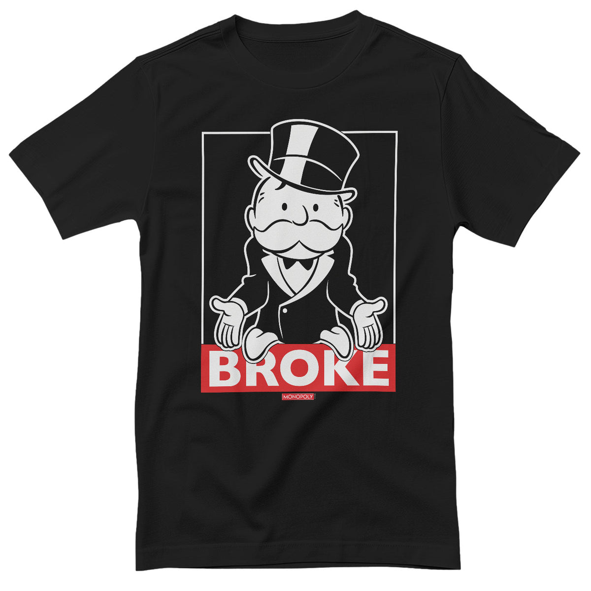 Mr Monopoly - BROKE T-Shirt – T-shirt