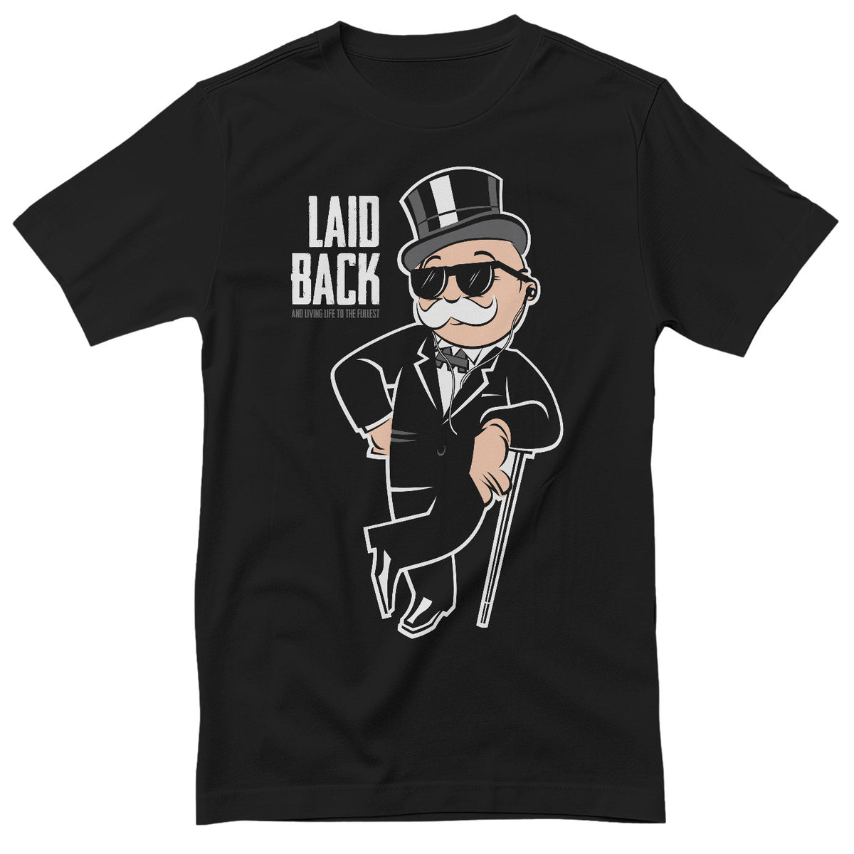 Mr Monopoly - Laid Back T-Shirt – T-shirt