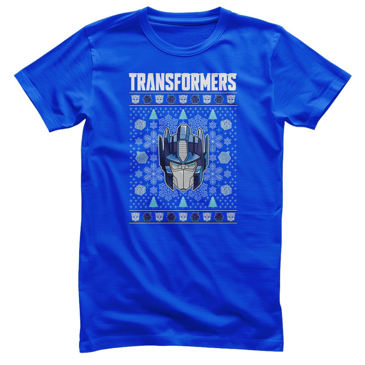 Transformers Christmas Pattern T-Shirt – T-shirt