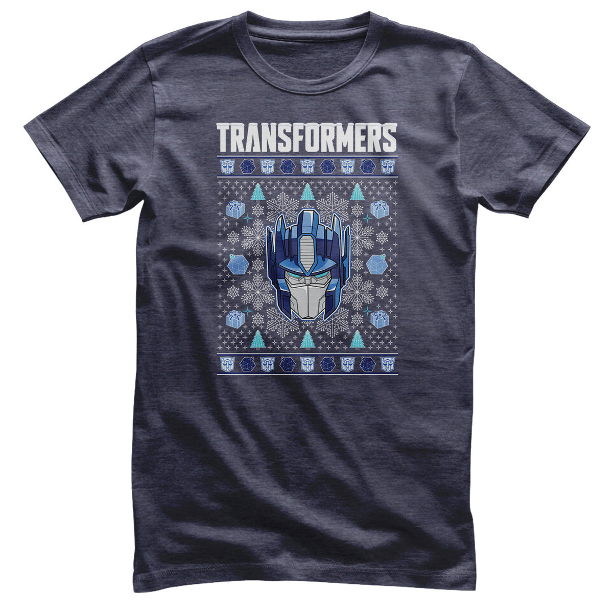 Transformers Christmas Pattern T-Shirt – T-shirt