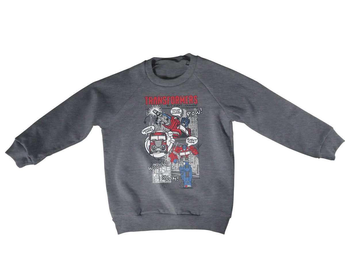 Transformers - Pow Woosh Boom! Kids Sweatshirt – Sweat enfant