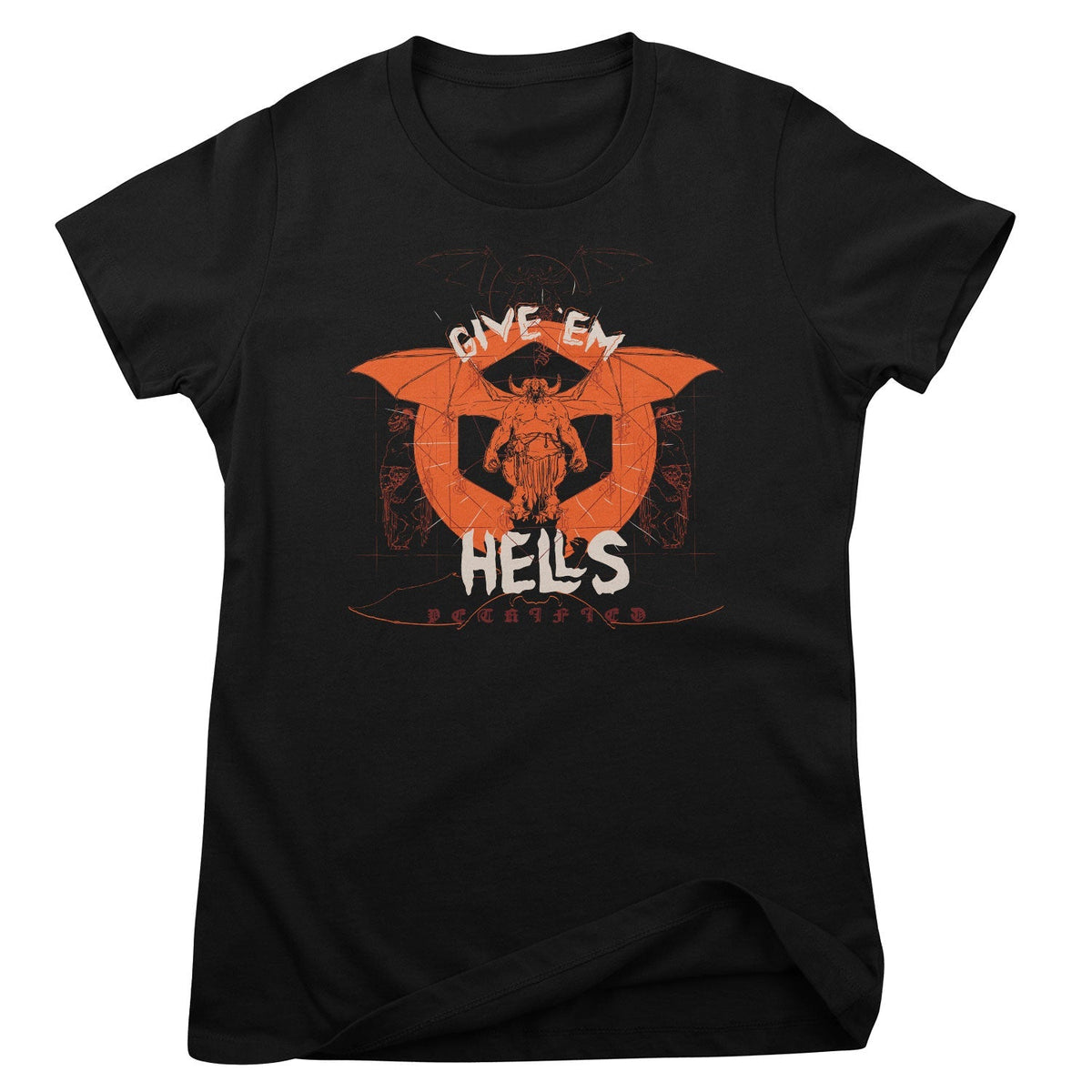 Donjons & Dragons - D&D - Give Them Hells Girly Tee – T-shirt femme