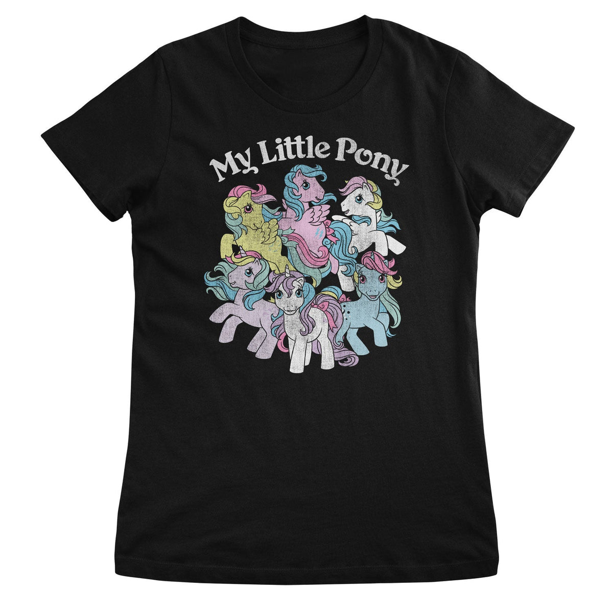 My Little Pony (Mon Petit Poney) Retro Girly Tee – T-shirt femme