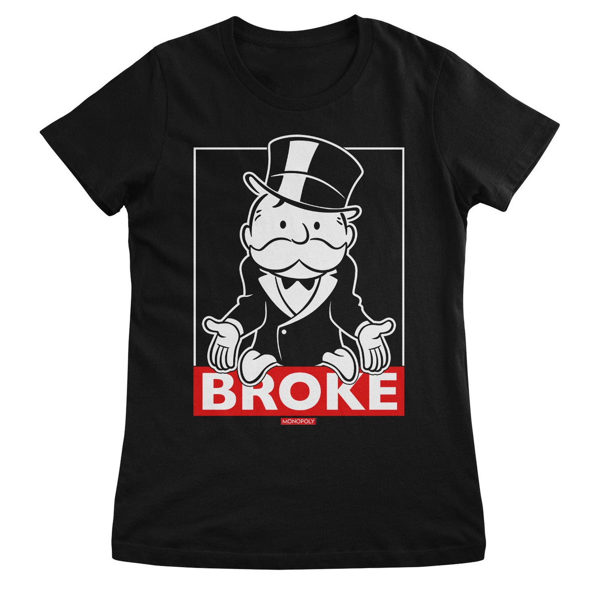 Mr Monopoly - BROKE Girly Tee – T-shirt femme