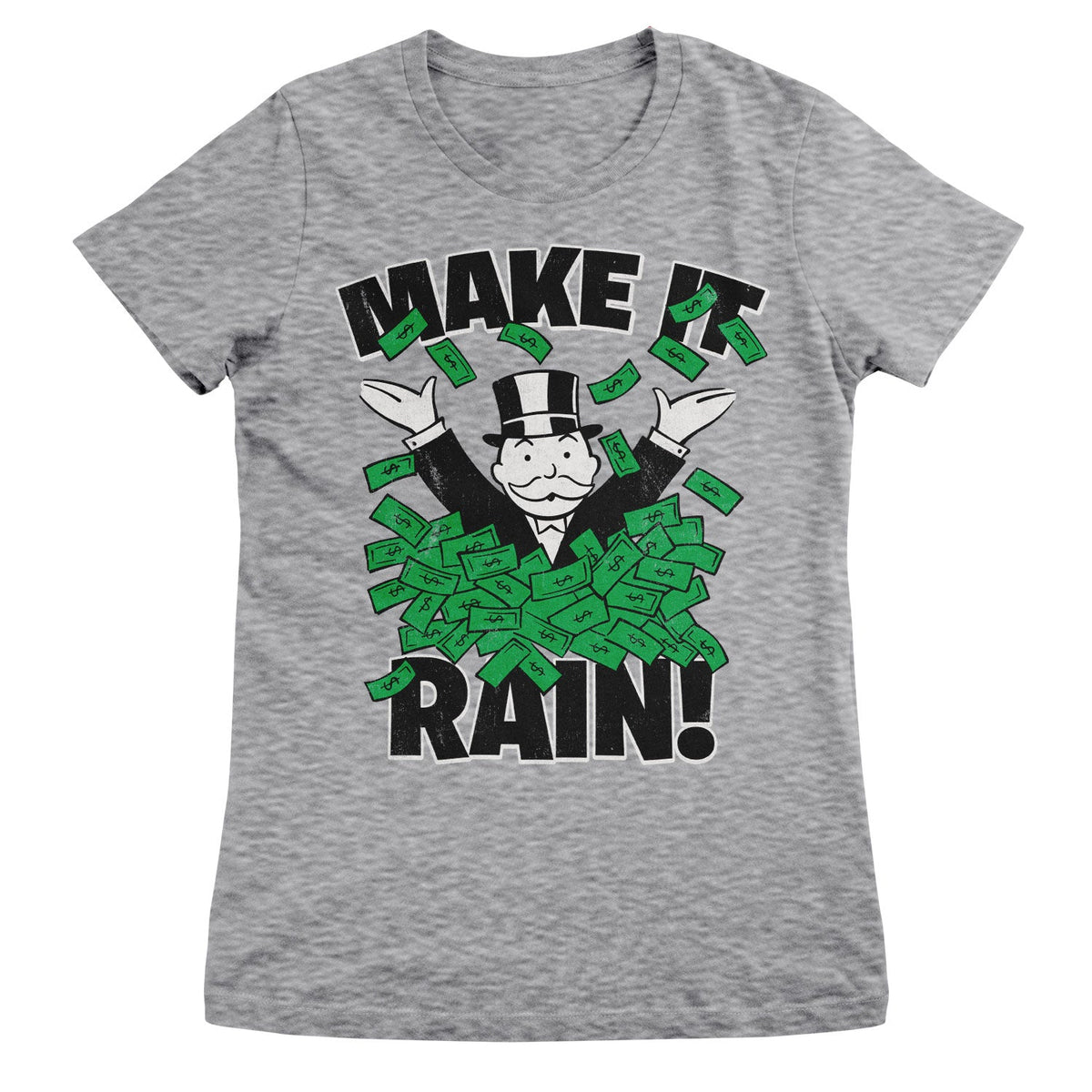 Monopoly - Make It Rain Girly Tee – T-shirt femme