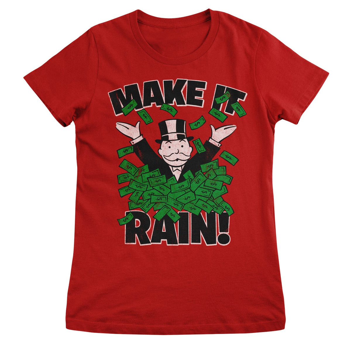 Monopoly - Make It Rain Girly Tee – T-shirt femme
