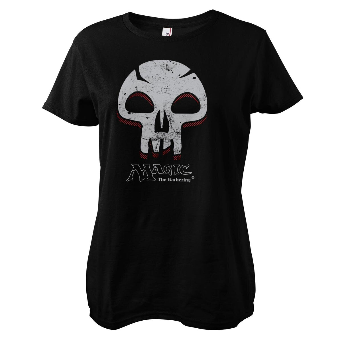 Black Mana Skull Girly Tee – T-shirt femme