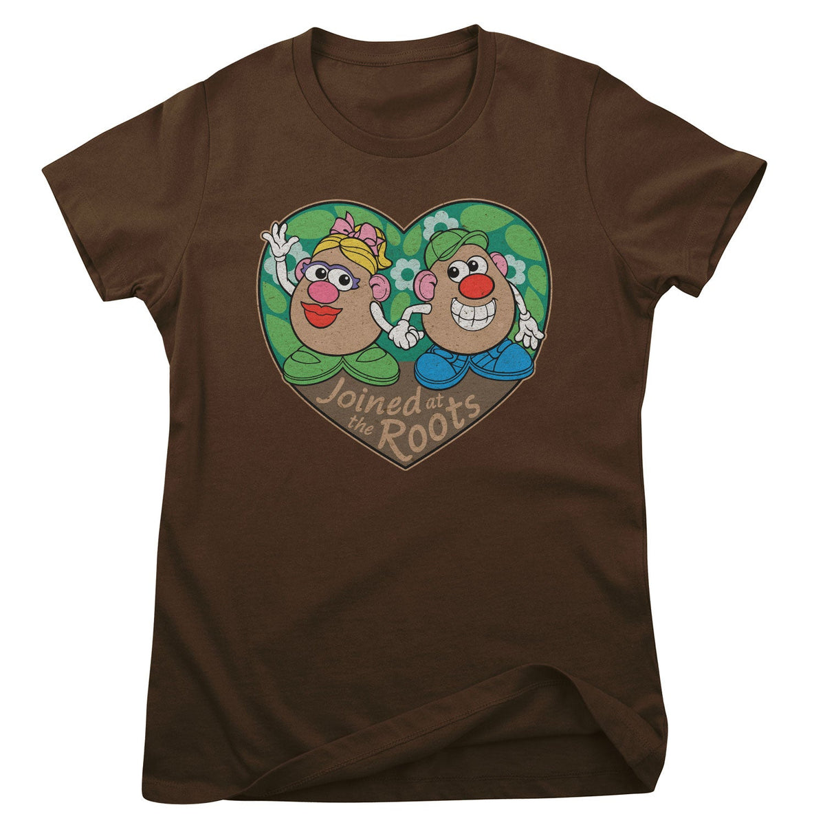Monsieur Patate - Mr & Mrs Potato Head - Joined at the Roots Girly Tee – T-shirt femme