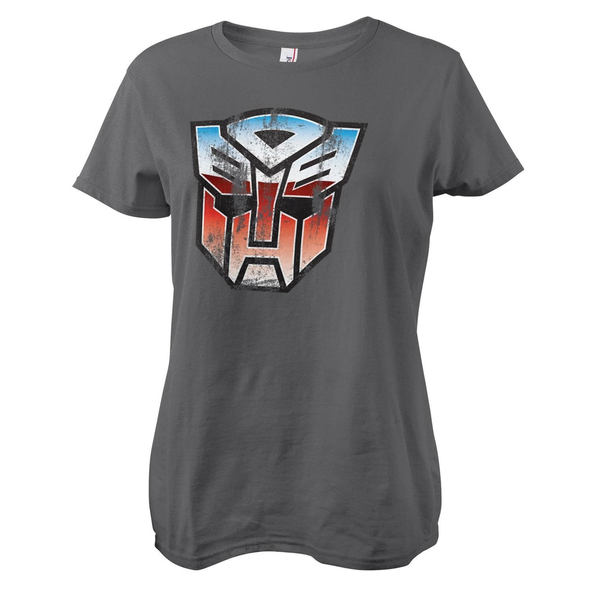Distressed Autobot Shield Girly Tee – T-shirt femme