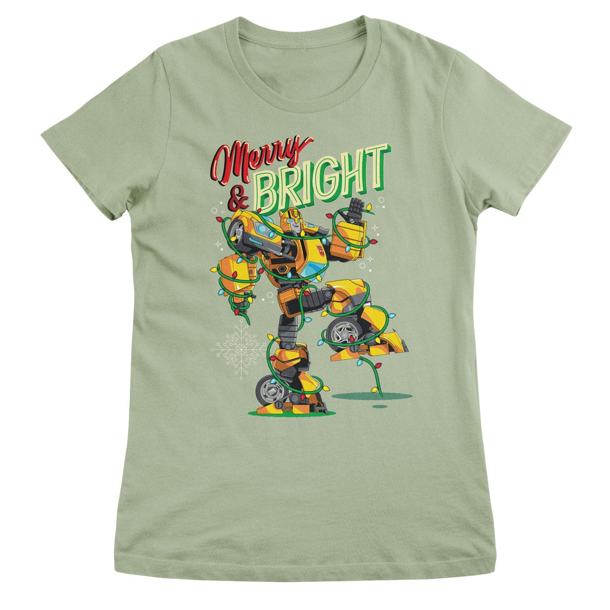 Merry & Bright Bumblebee Girly Tee – T-shirt femme