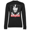 Mr Monopoly - BROKE Girly Sweatshirt – Sweat femme