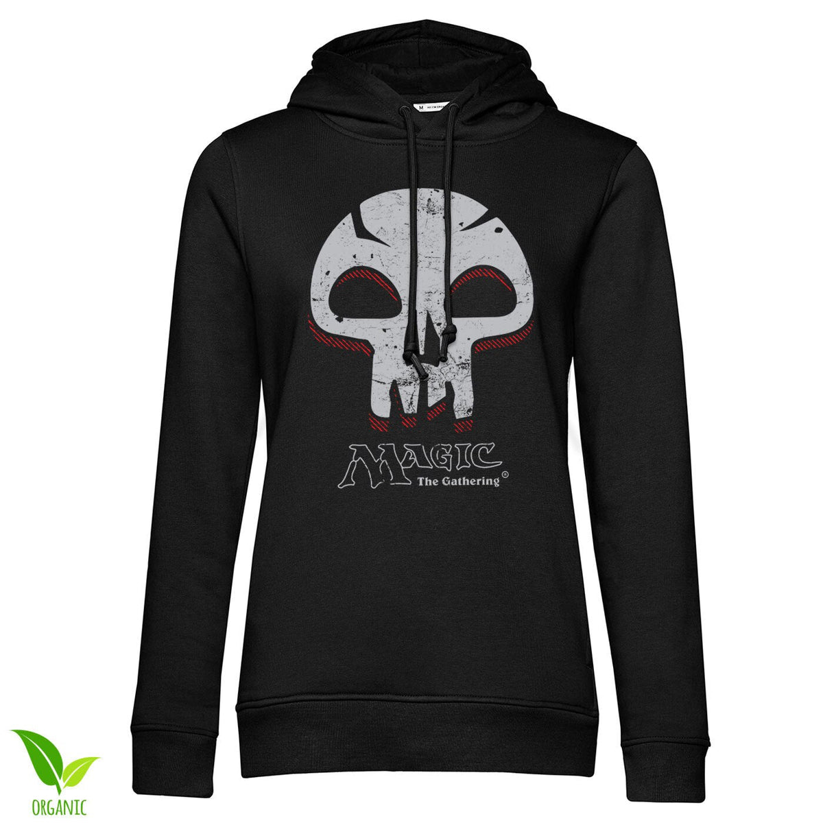 Black Mana Skull Girls Hoodie – Sweat à capuche femme