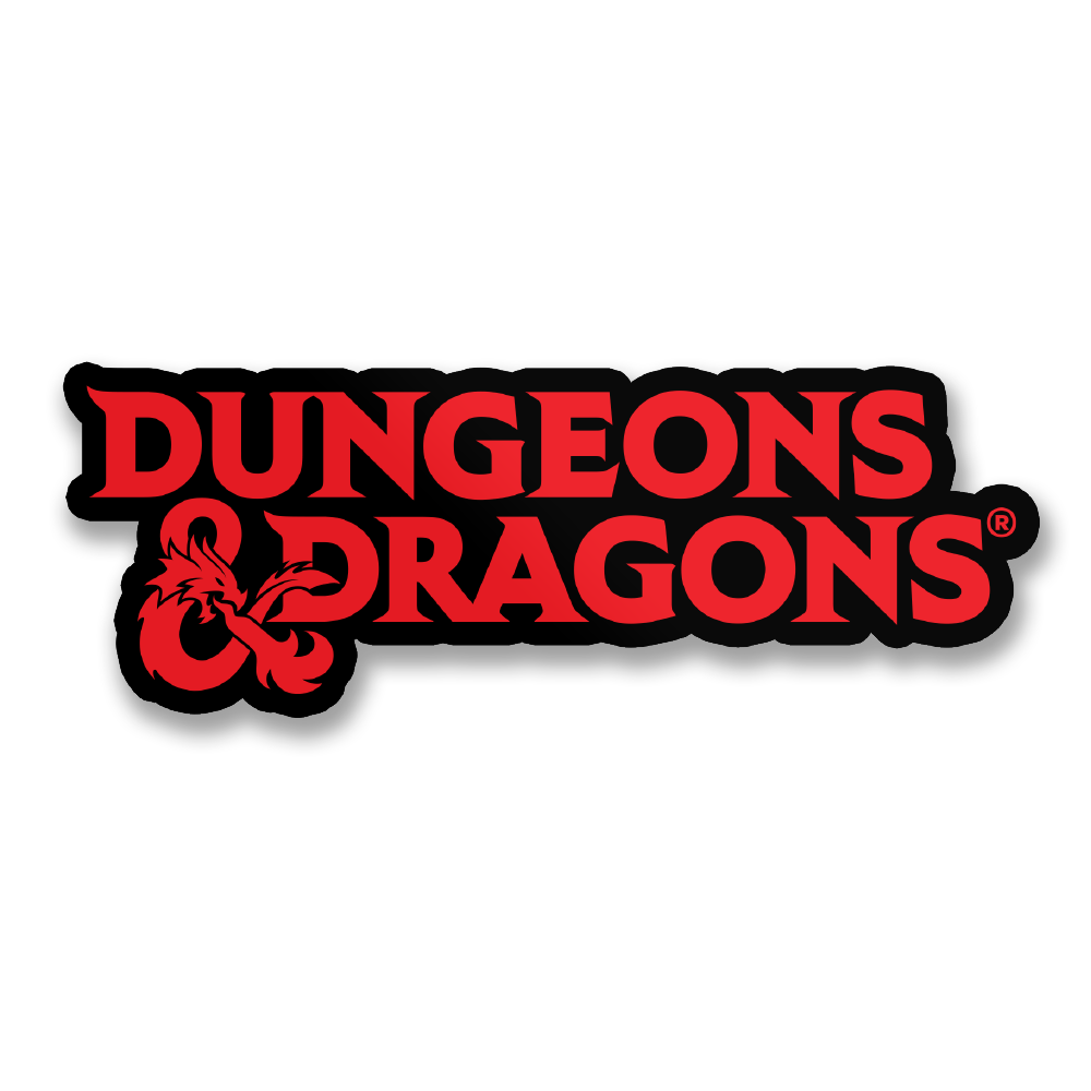 Dungeons & Dragons (Donjons & Dragons) Logo Sticker – Sticker