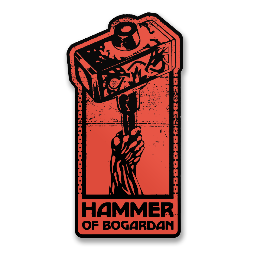 Hammer Of Bogardan Sticker – Sticker