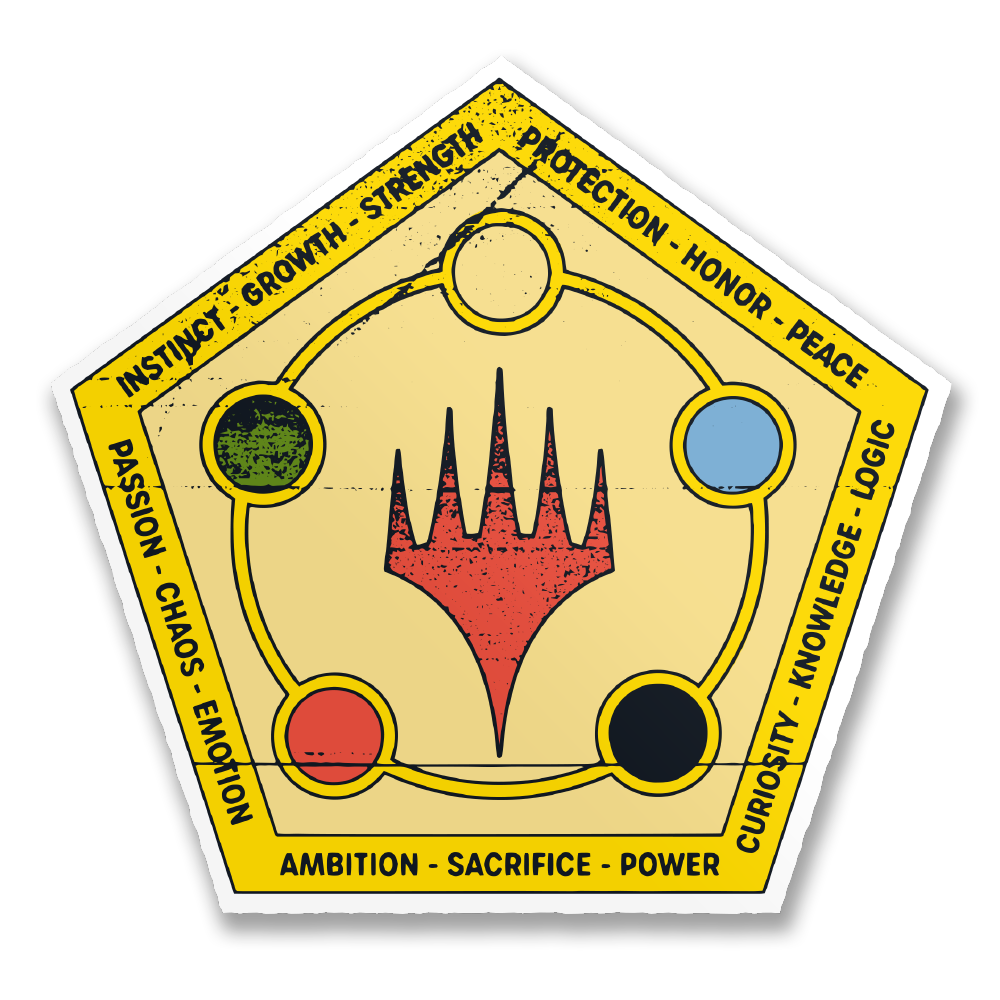 Magic The Gathering Symbols Sticker – Sticker