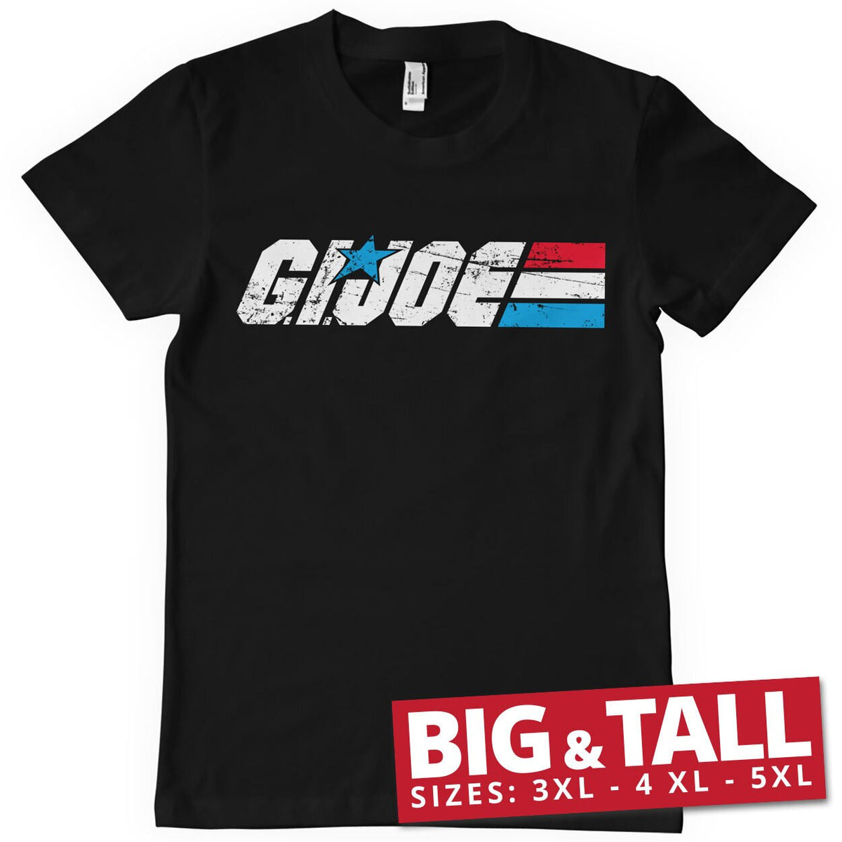 G.I. Joe Washed Logo Big & Tall T-Shirt – T-shirt grande taille