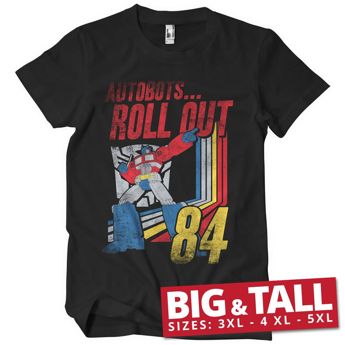 Autobots - Roll Out Big & Tall T-Shirt – T-shirt grande taille