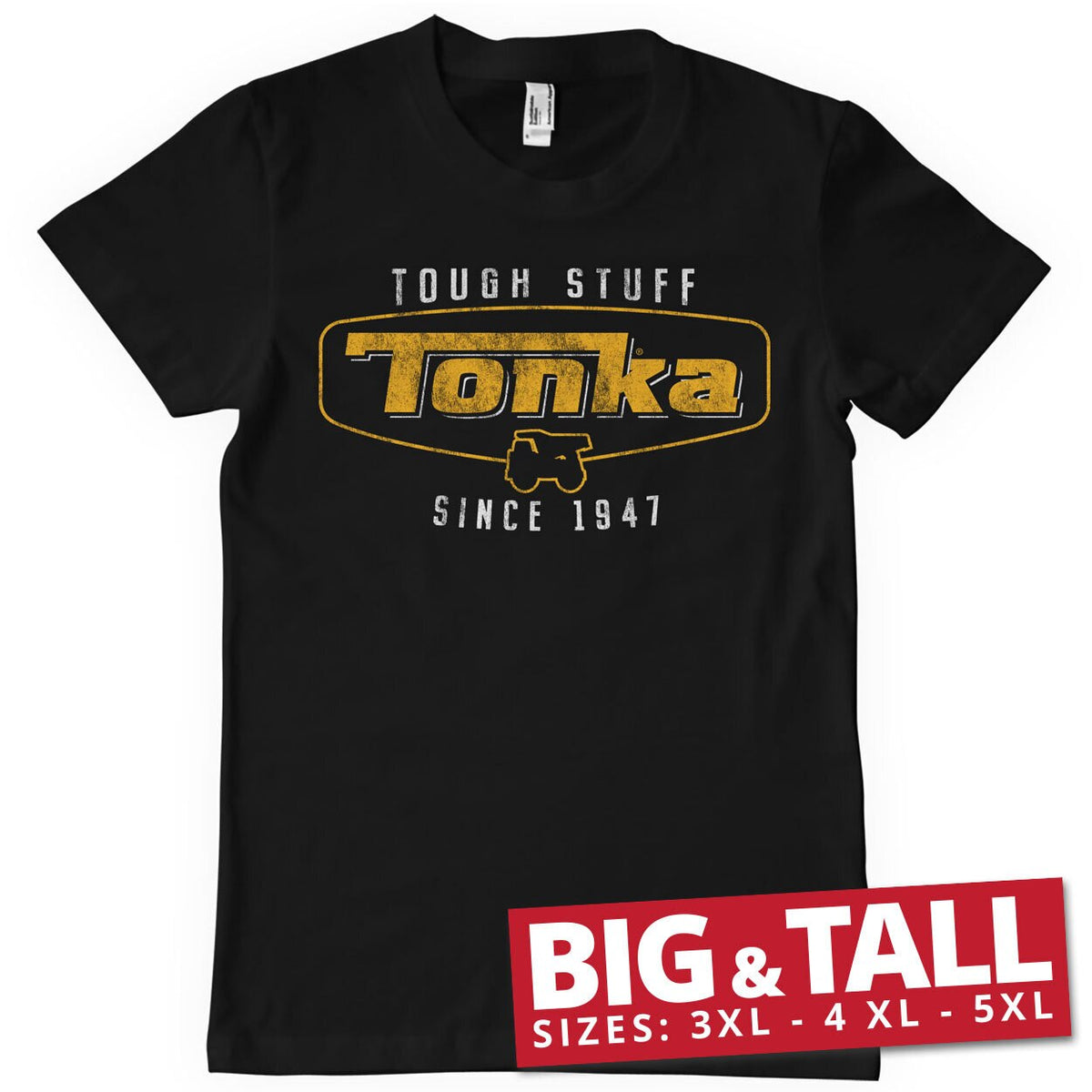 Tonka Tough Stuff Washed Big & Tall T-Shirt – T-shirt grande taille