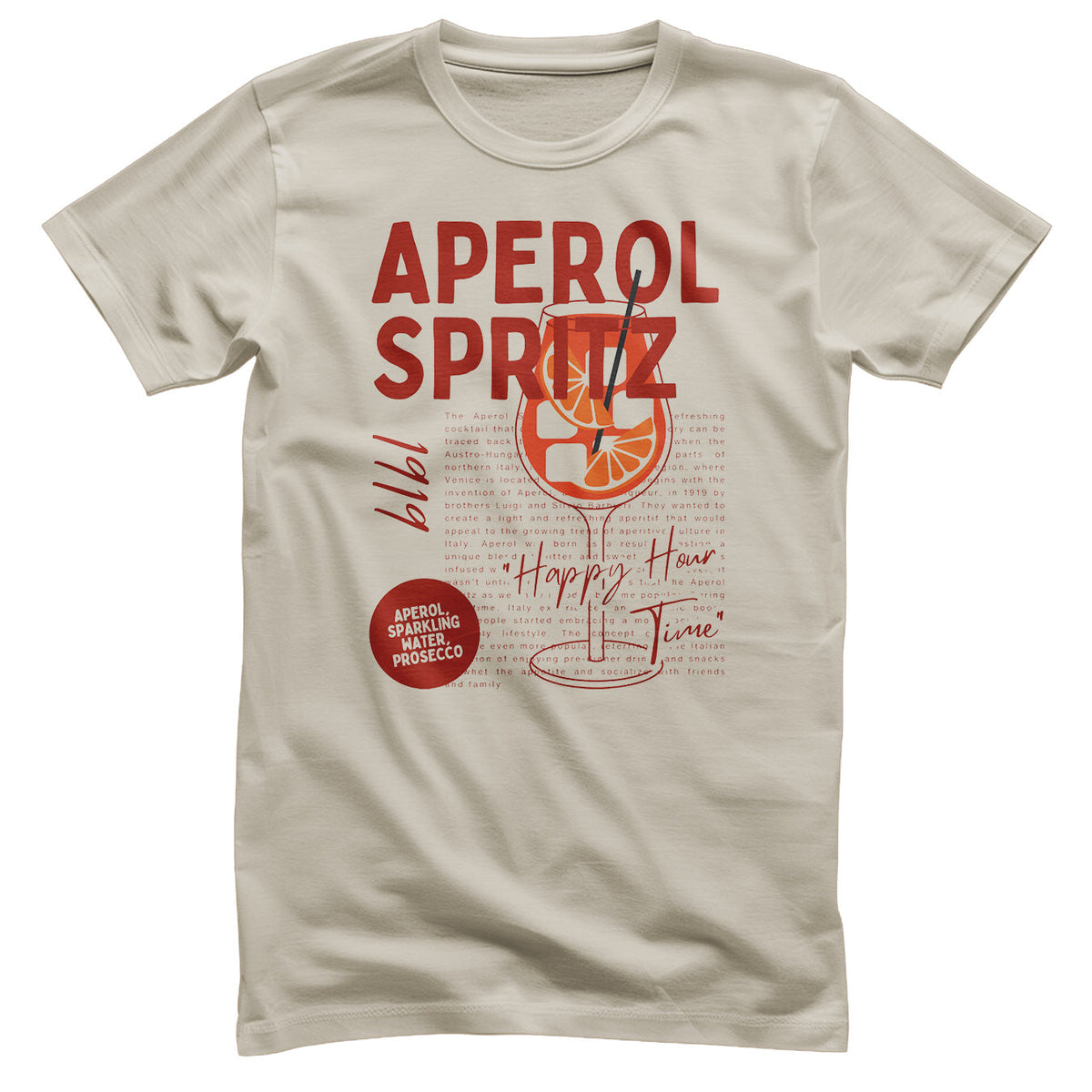 Aperol Spritz - Happy Hour Time T-Shirt – T-shirt
