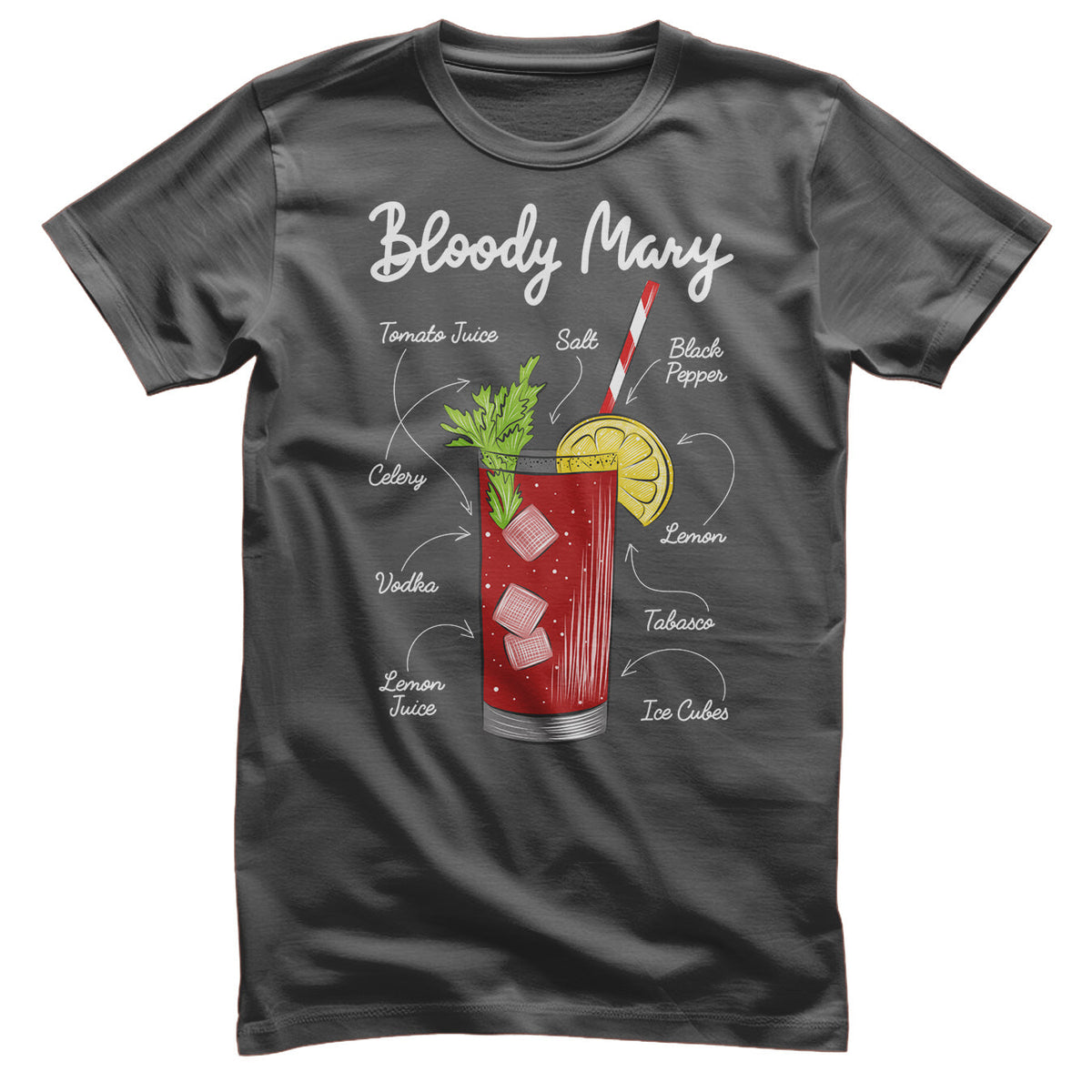 Bloody Mary - Ingredients T-Shirt – T-shirt