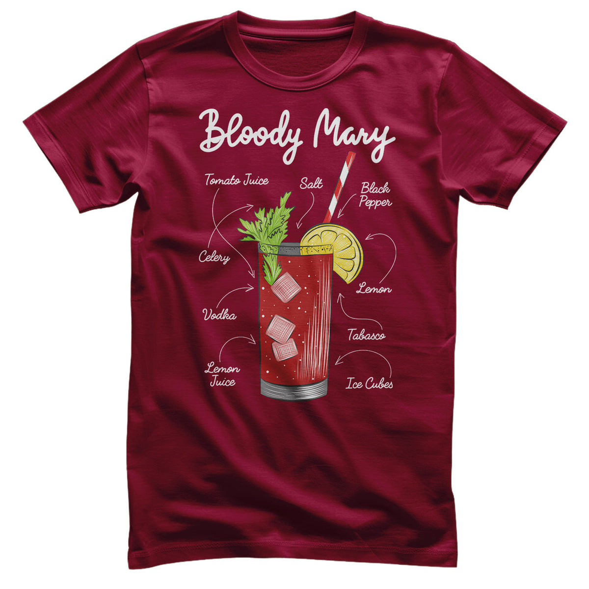 Bloody Mary - Ingredients T-Shirt – T-shirt