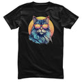 Sunset Cat Shades Tee – T-shirt