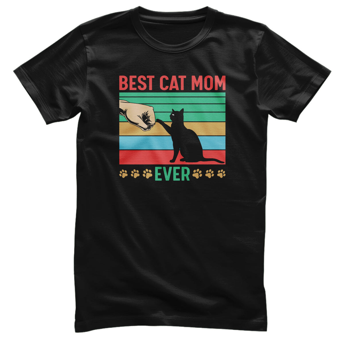 Best Cat Mom Ever Tee – T-shirt