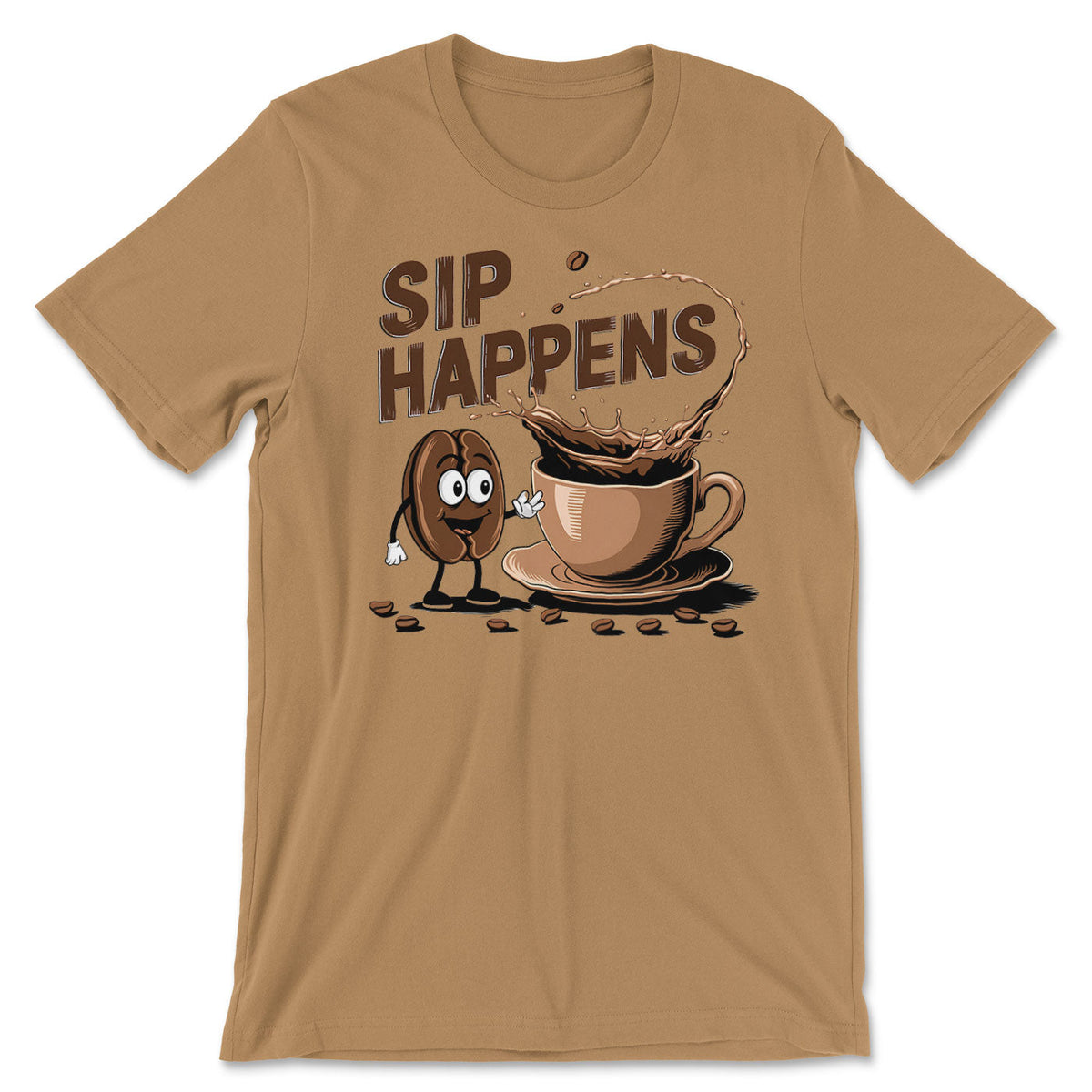 Coffee - Sip Happens Tee – T-shirt