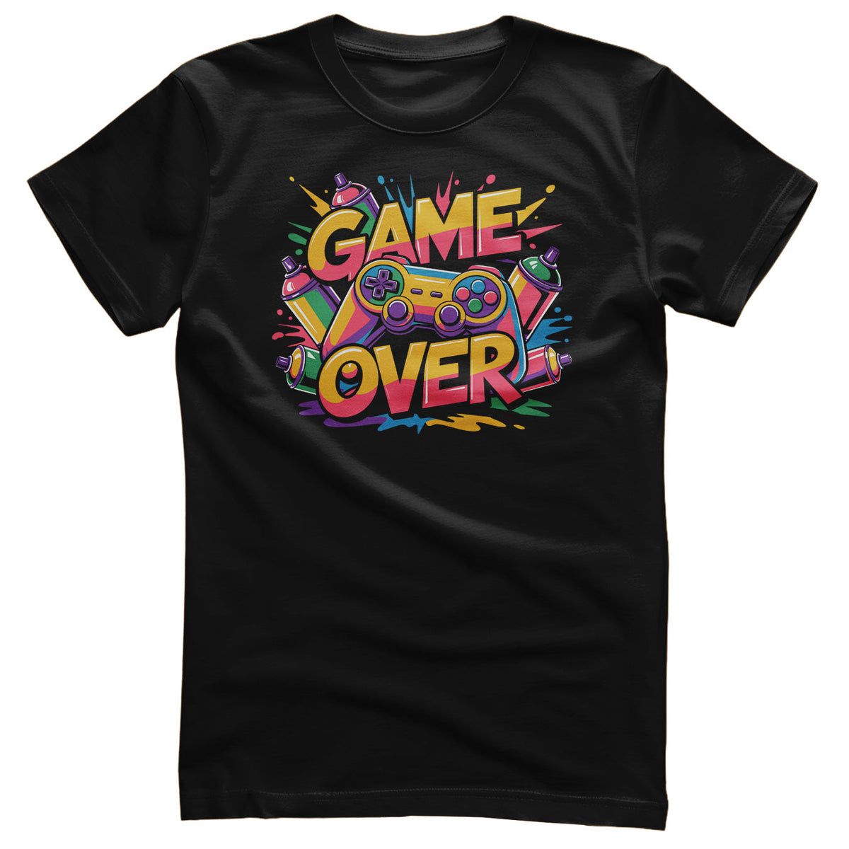 Game Over Splash Tee – T-shirt