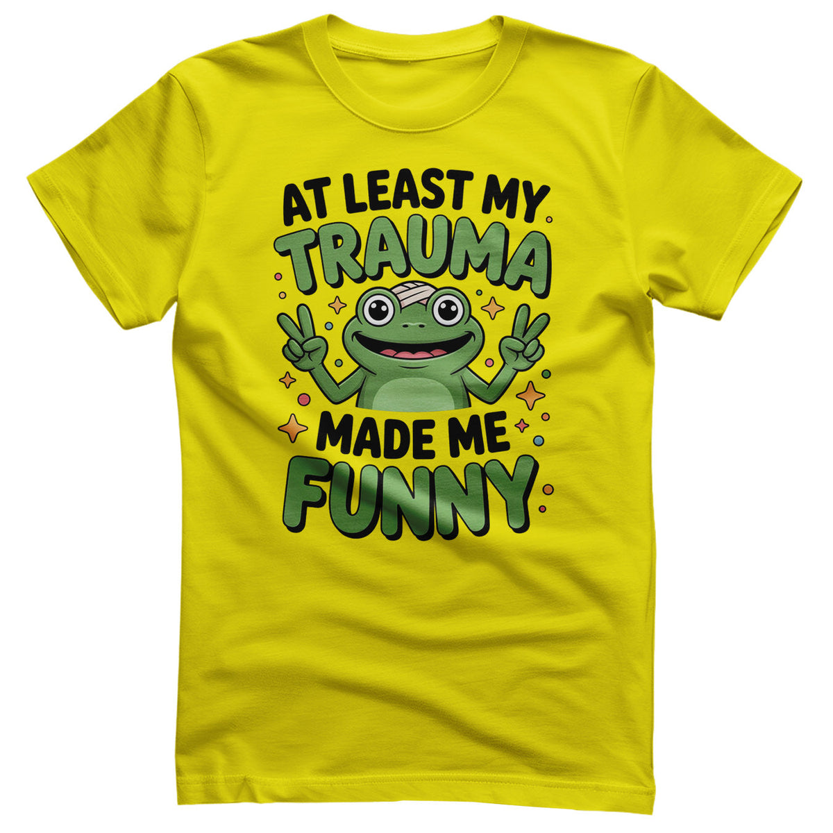 Trauma Made Me Funny Tee – T-shirt