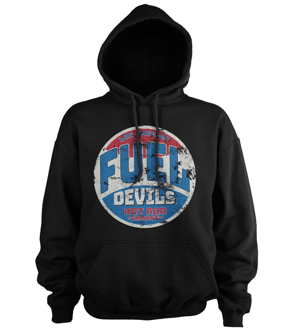 Fuel Devils Hot Rod Garage Patch Hoodie – Sweat à capuche