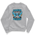 Gamers Never Quit - We Simply Restart Kids Sweatshirt – Sweat enfant