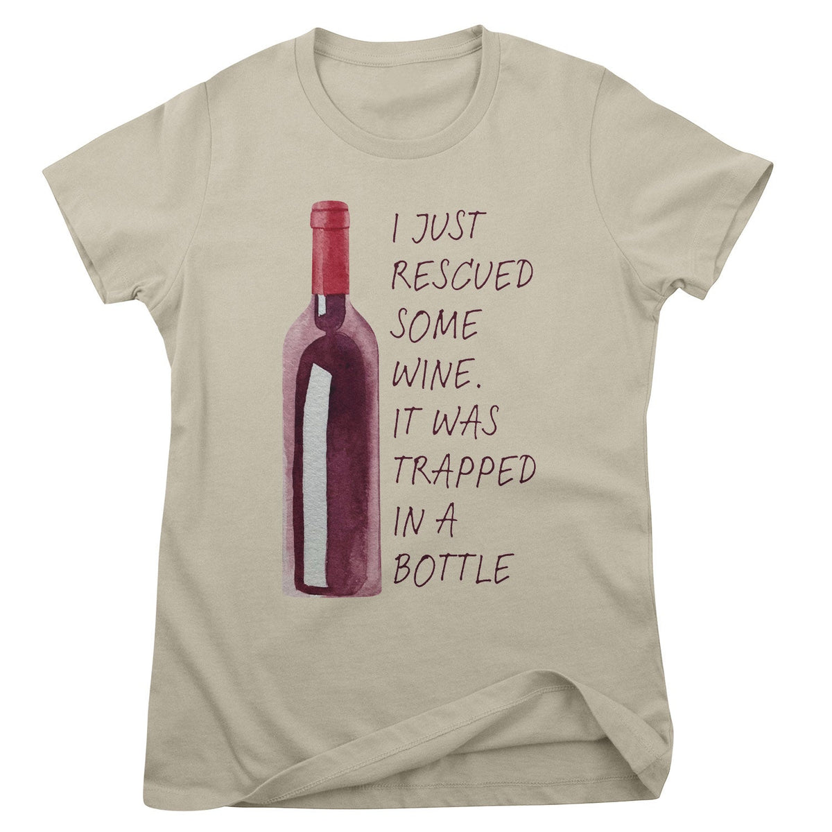 Wine Resque Girly Tee – T-shirt femme